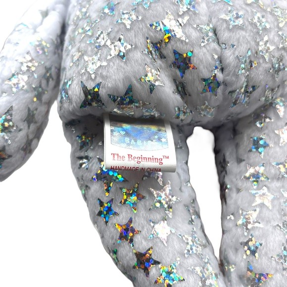 TY Beanie Baby Babies 2000 THE BEGINNING the Bear Stars Sparkles RETIRED Vintage - Picture 9 of 10